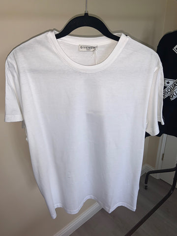 GIVENCHY TAPERED T-SHIRT WHITE